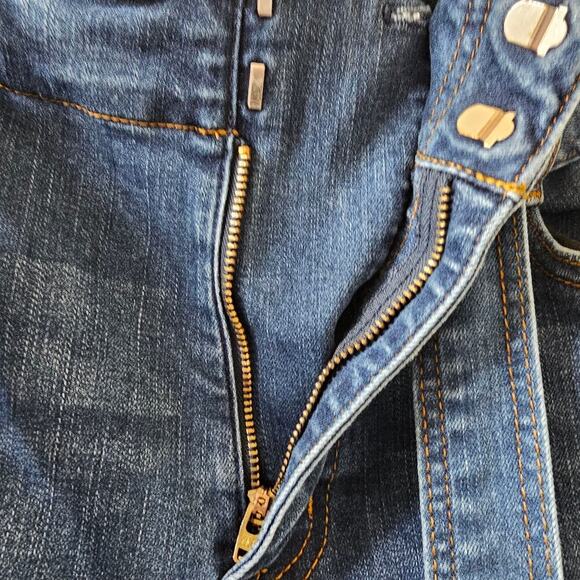 Sanctuary Jeans 27 Belted Ankle Skinny Crop High Rise Minimalist Casual Chic - Picture 9 of 13